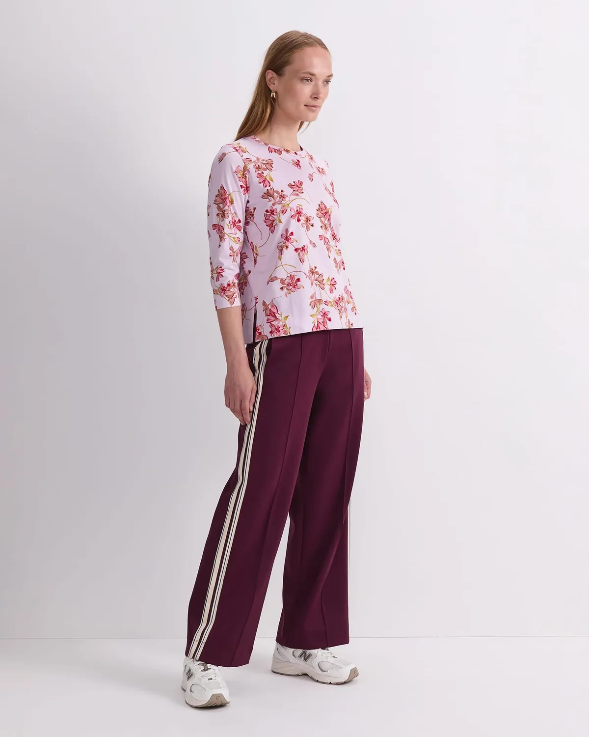SPORTSCRAFT Floral 120986 tee coton mercerisé femme