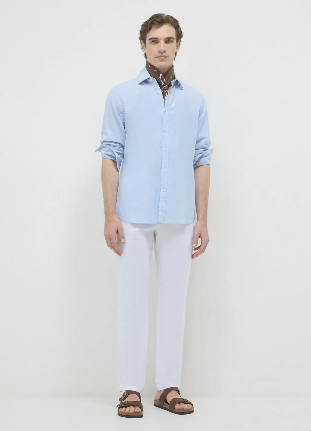Calliope chemise lin homme manches longues