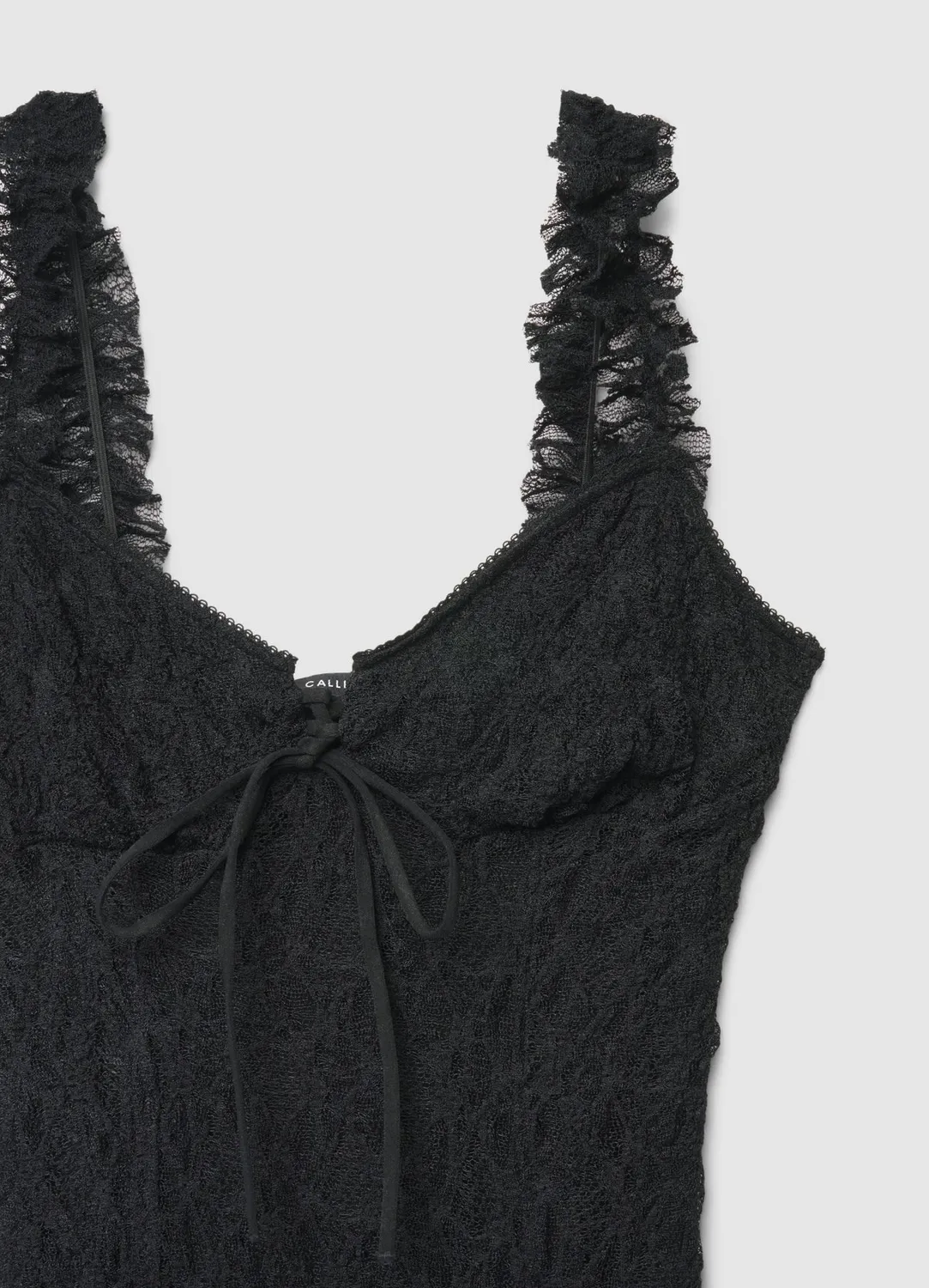 Calliope Atelier robe dentelle lacets soirée