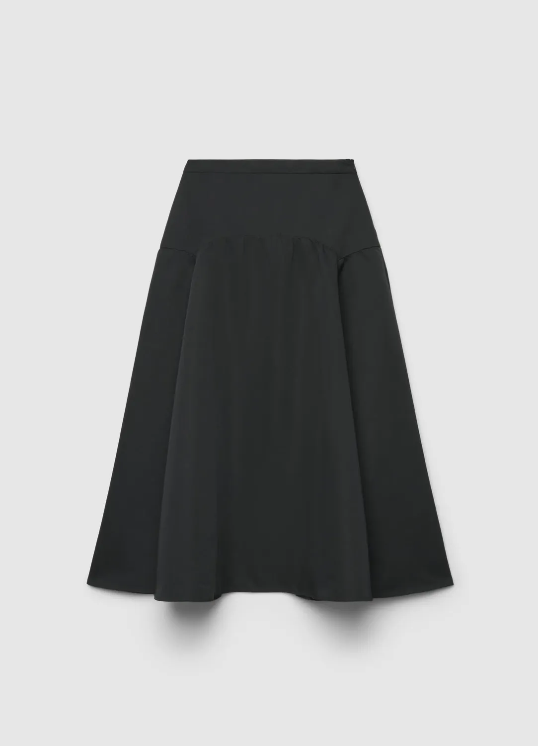 Calliope Jupe midi femme évasée unie volume
