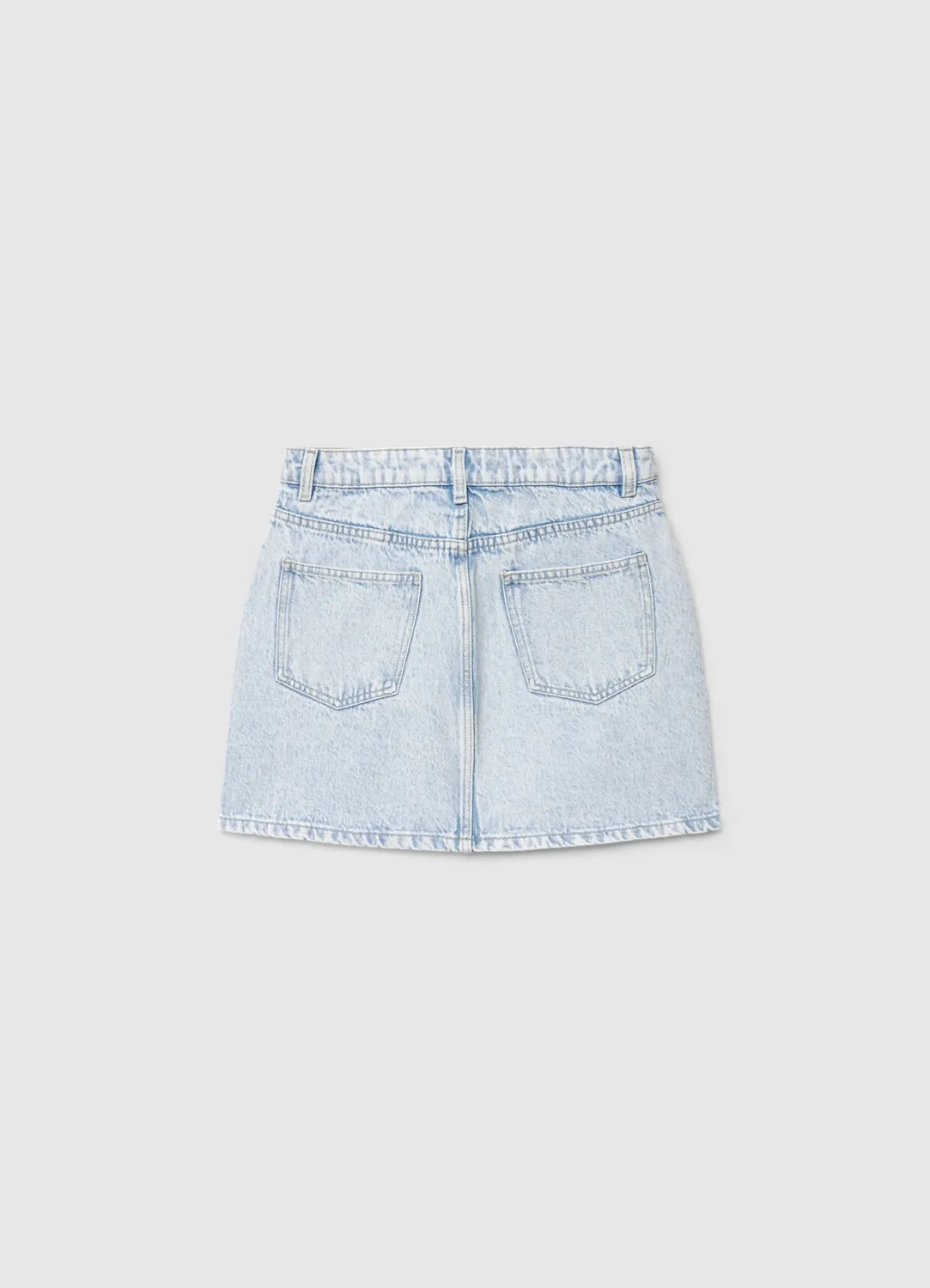 Calliope jupe mini en denim à strass