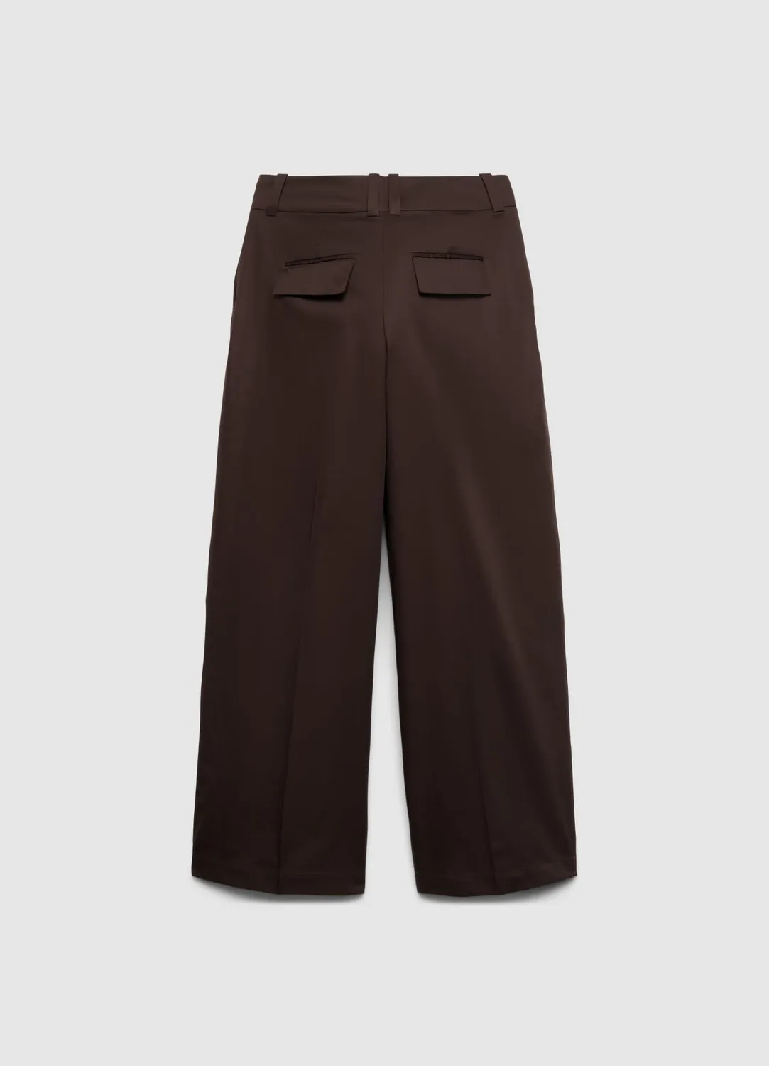 Calliope Palazzo Crop pantalon femme uni bureau
