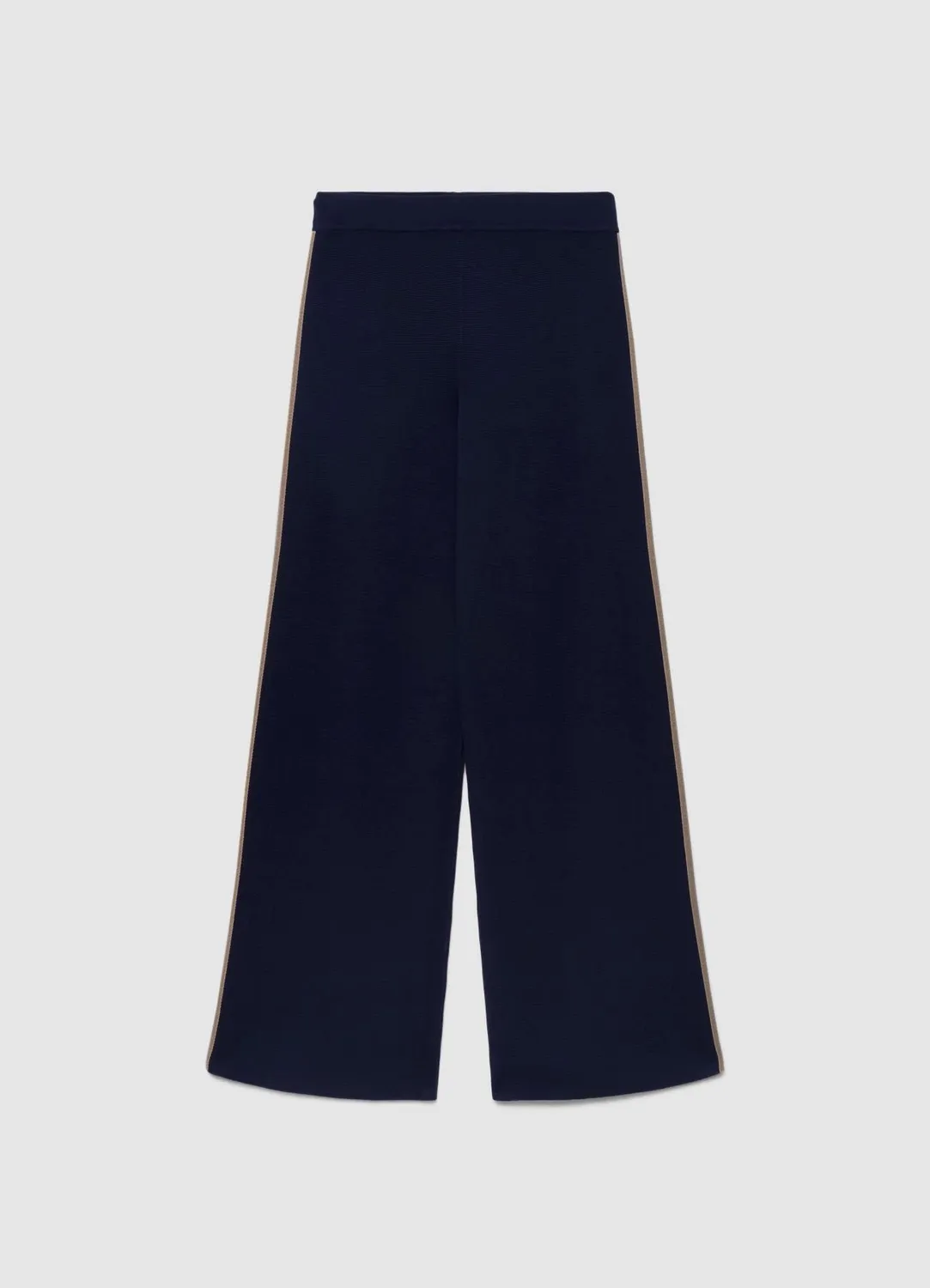 Calliope pantalon palazzo maille profils femme uni