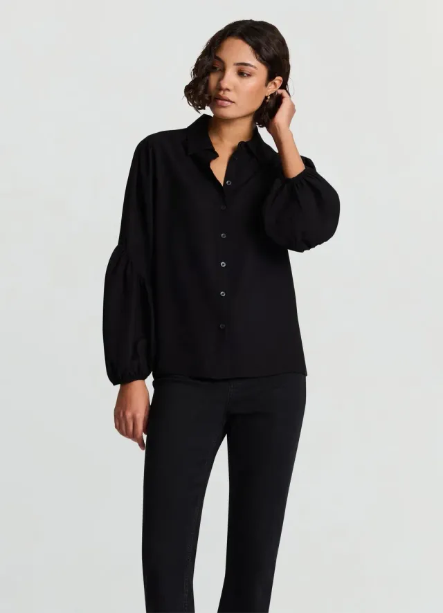 Calliope chemise femme manches ballon boutons