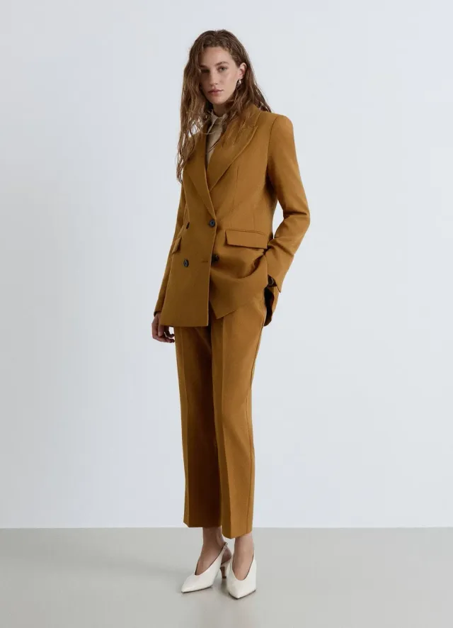 Calliope pantalon droit femme slim pli pressing business