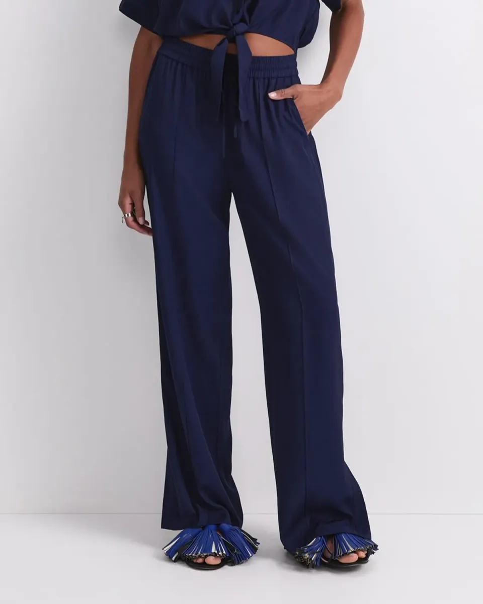 Sportscraft Meryem Pantalon large taille élastiquée femme