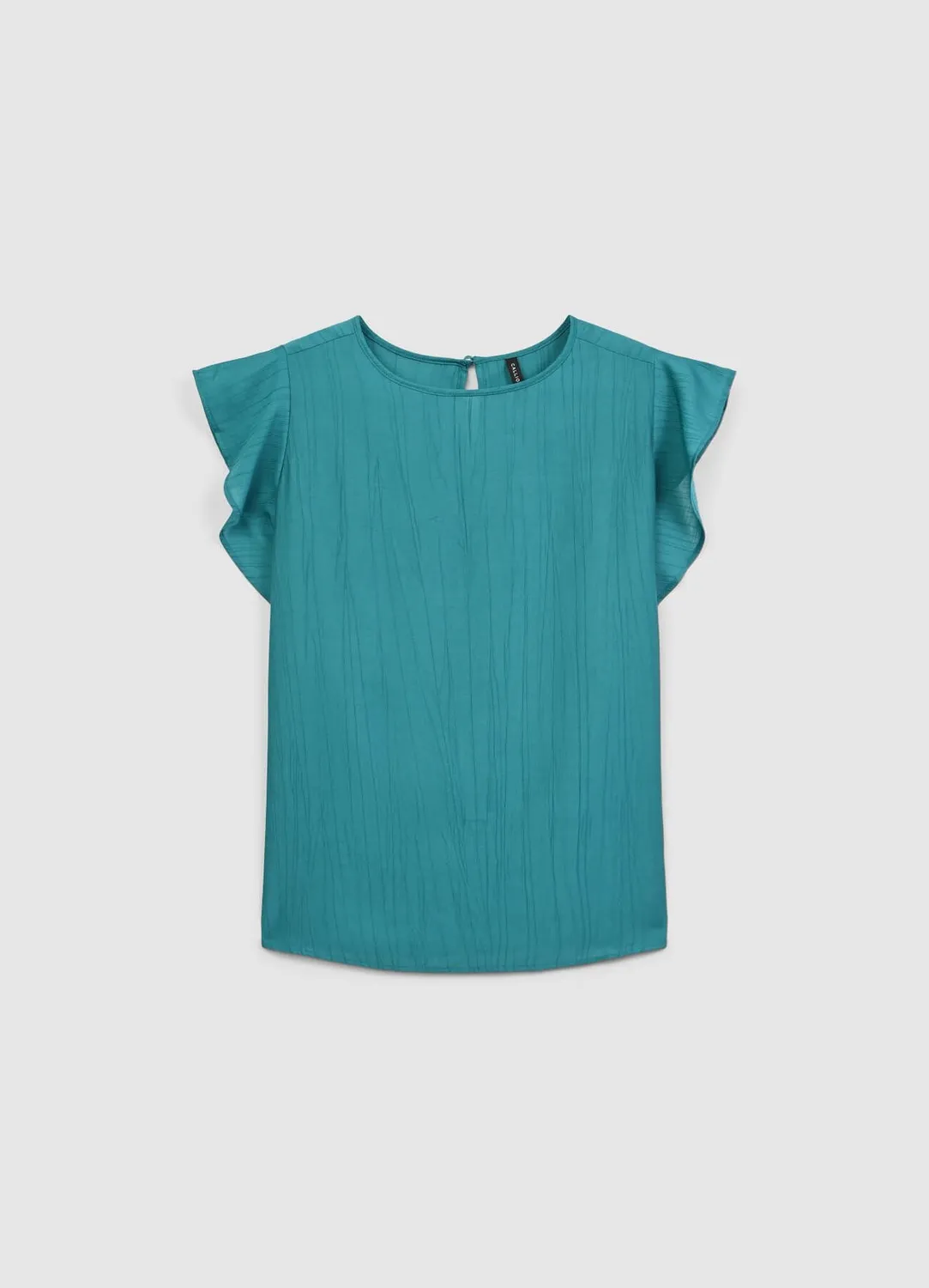 Calliope blouse manches volants femme unie