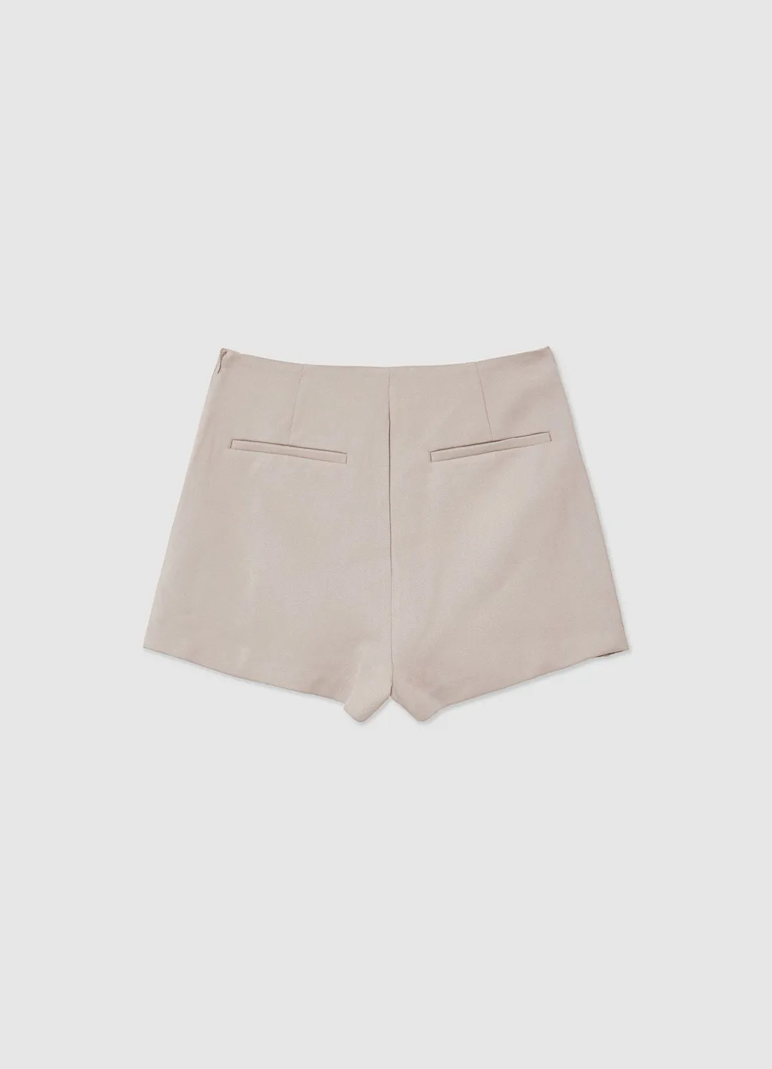 Calliope jupe-short femme fente latérale zip