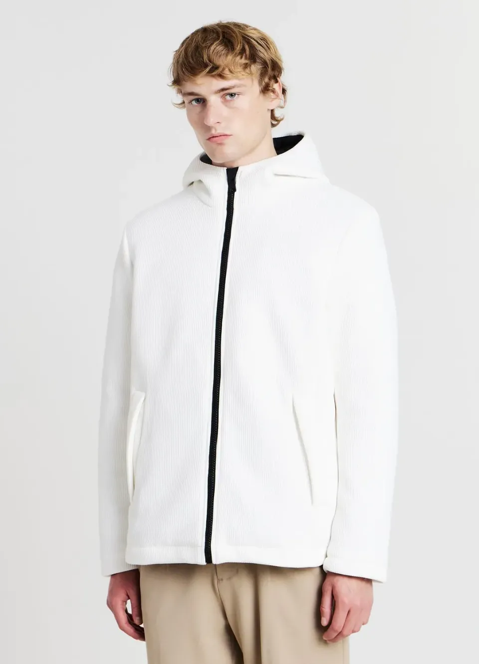 Calliope blouson matelassé à capuche homme zippé