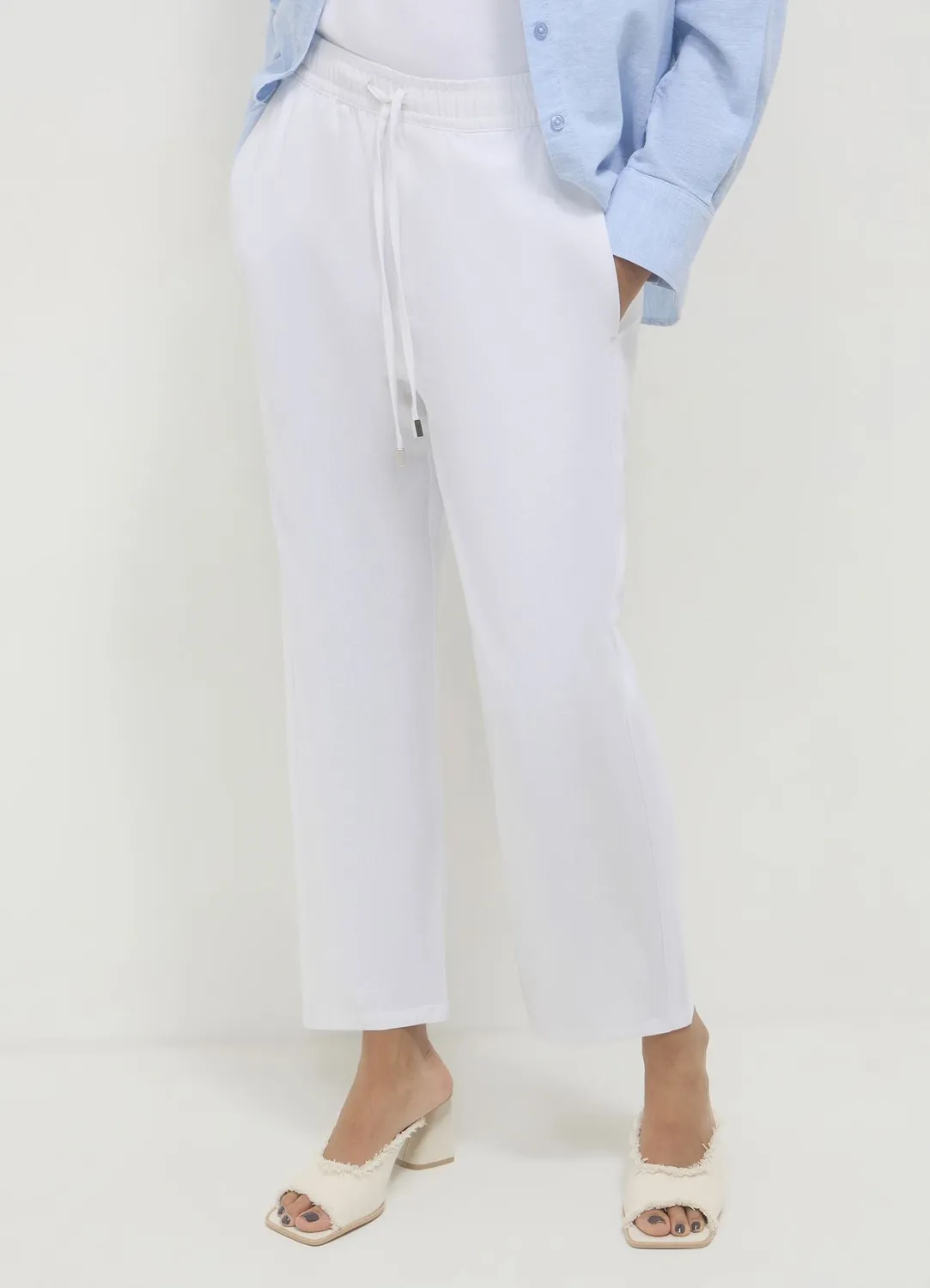 Calliope jogger lin femme poches latérales