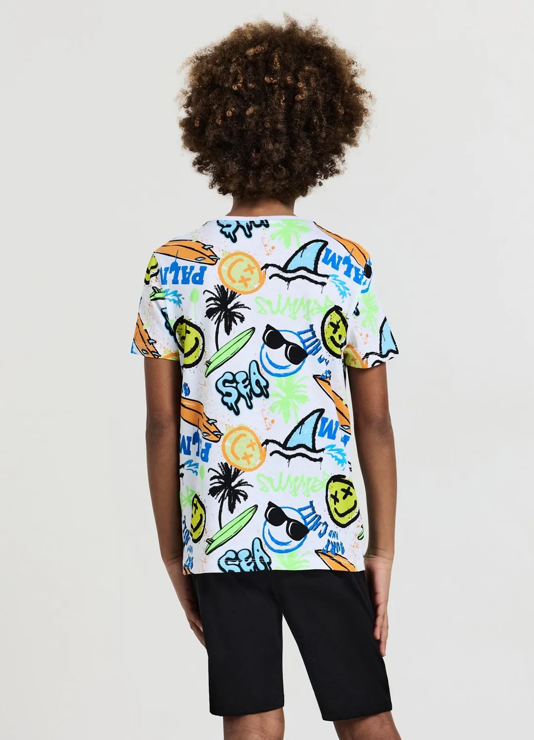 Calliope Ensemble garçon t-shirt short imprimé