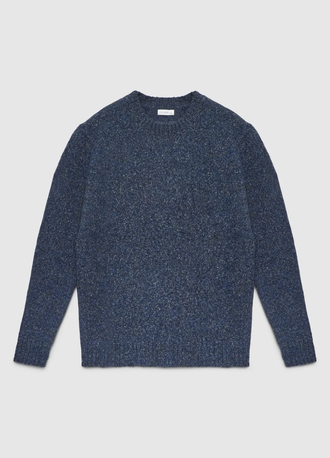Calliope pull col rond homme uni manches longues