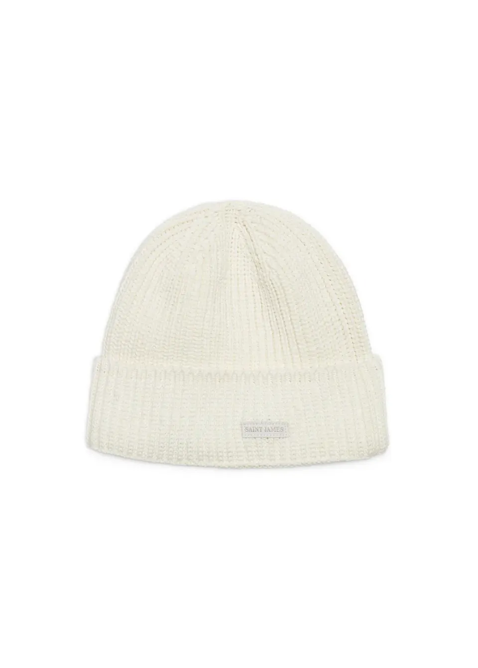 Saint James Albiez bonnet écume coton laine
