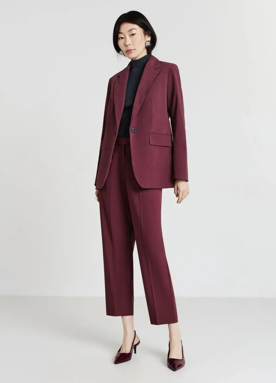 Calliope veste tailleur femme unie monopetto