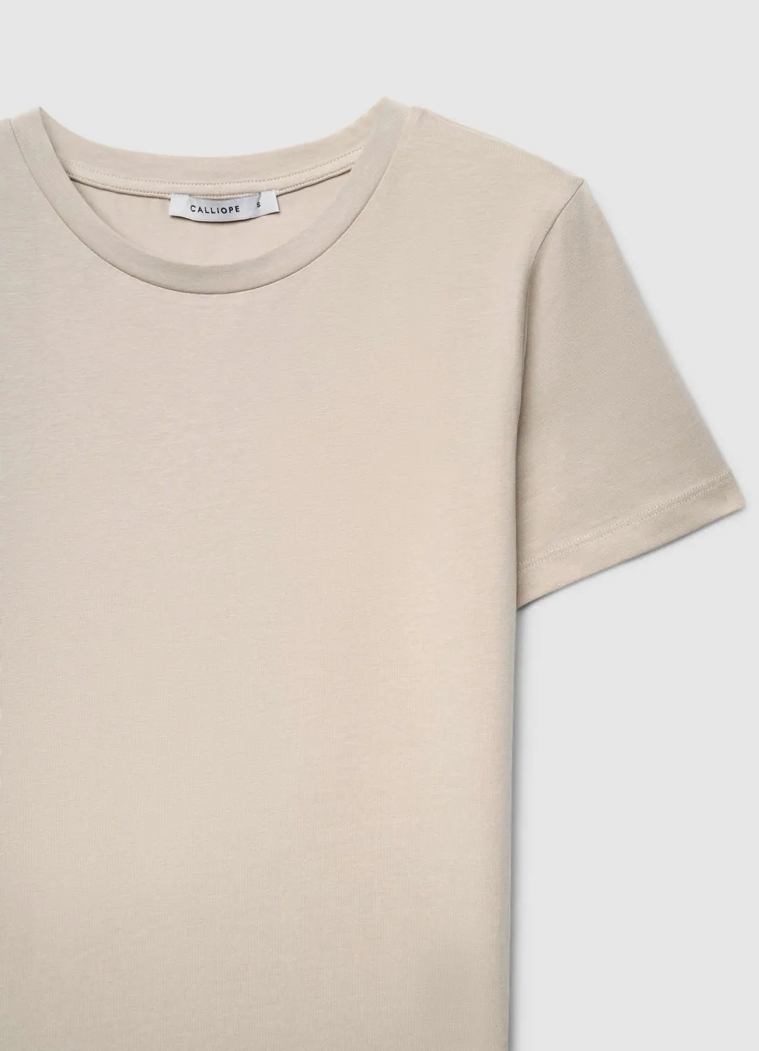 Calliope T-shirt tinta unita t-shirt uni femme coton