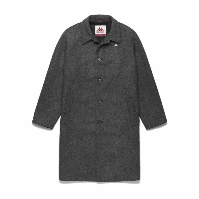 Robe di Kappa Schlatt manteau gris unisexe laine droite