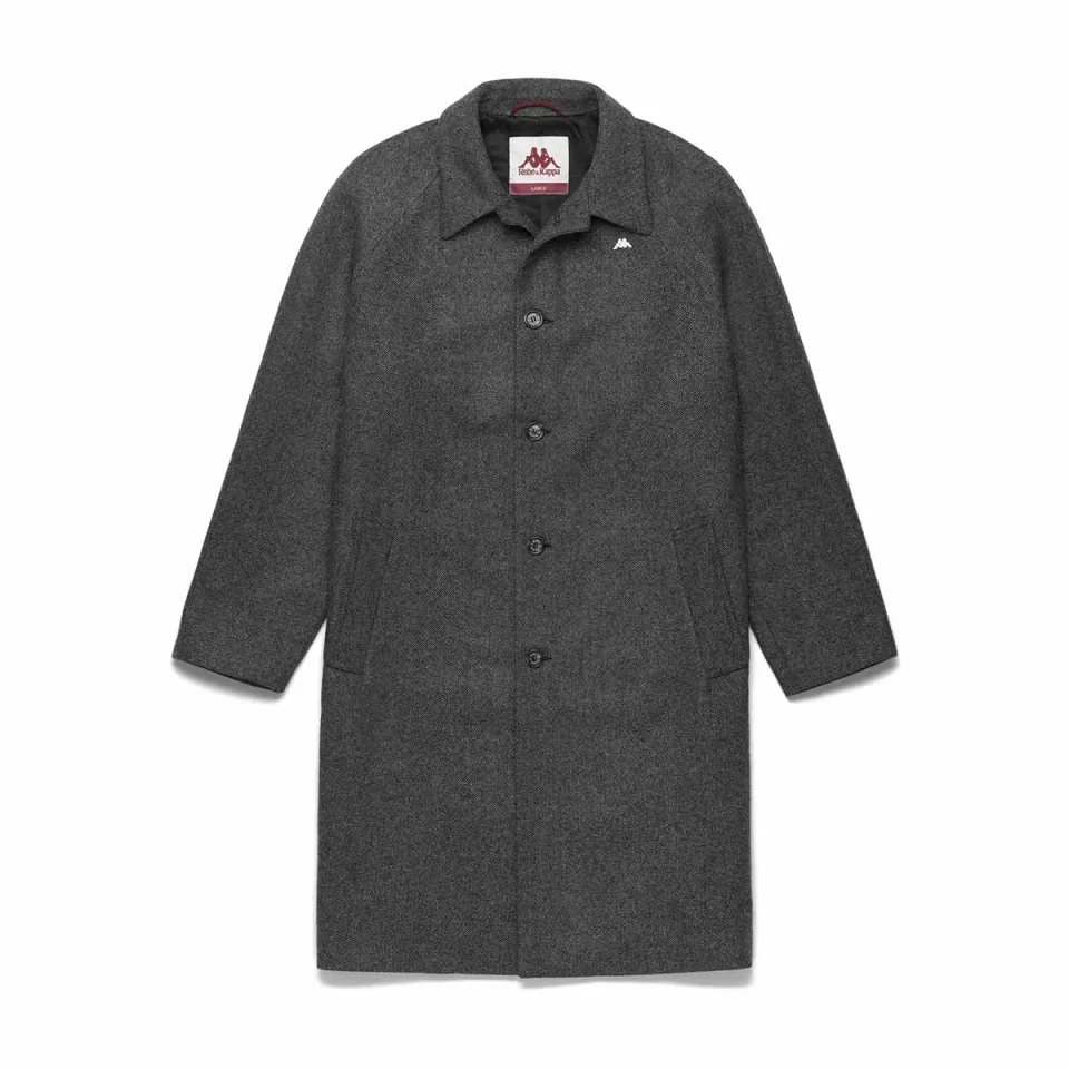 Robe di Kappa Schlatt manteau gris unisexe laine droite
