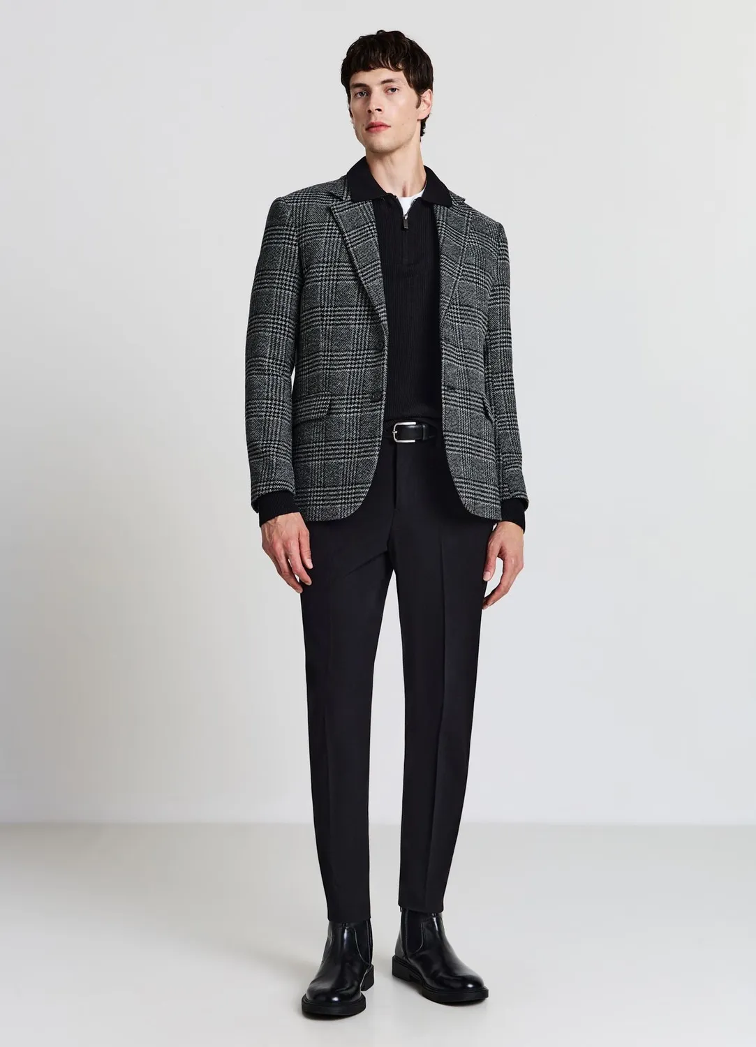 Calliope veste homme à carreaux deux boutons taille L