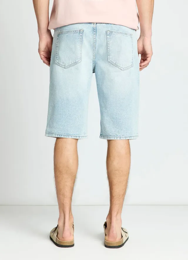 Calliope short jean homme 5 poches uni
