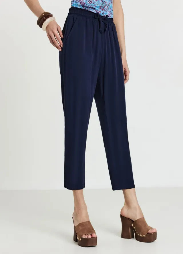 Calliope Pantalon long cordon femme uni