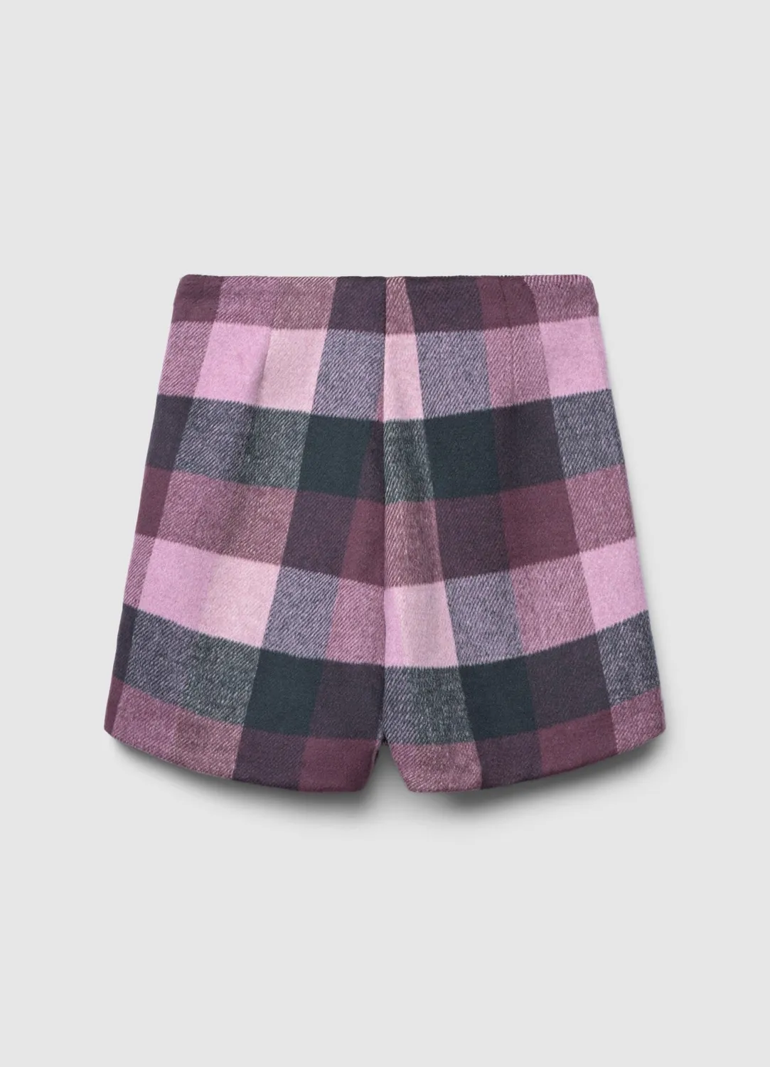 Calliope jupe-short à carreaux femme urbaine