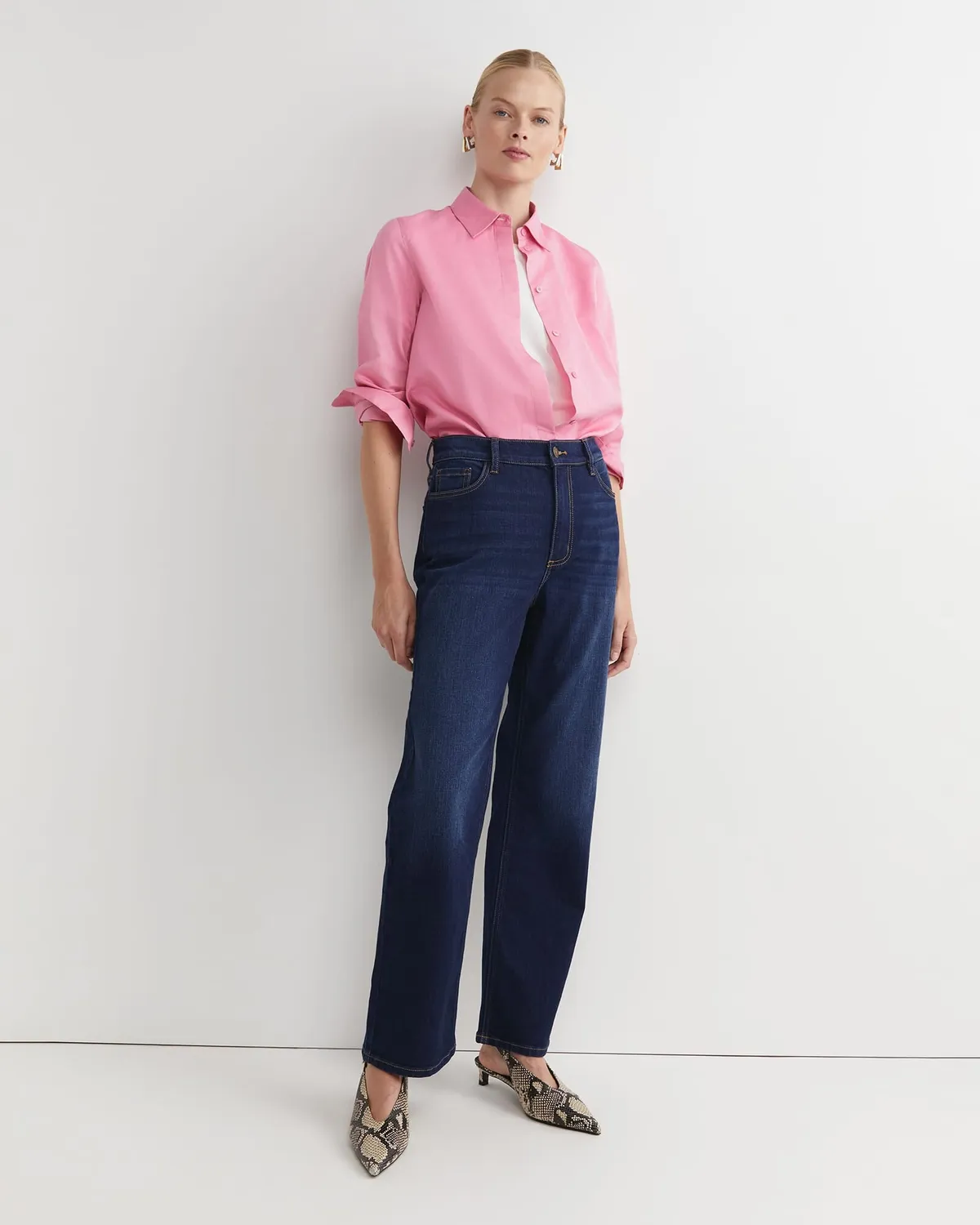 Sportscraft Bec jean femme droit coton stretch taille haute