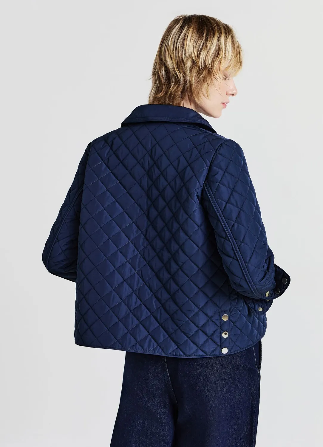 Calliope Veste matelassée femme boutons dorés