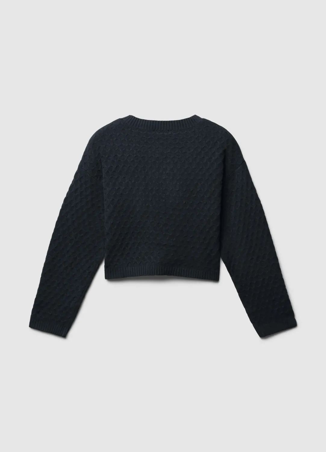 Calliope cardigan nœuds femme col rond manches longues