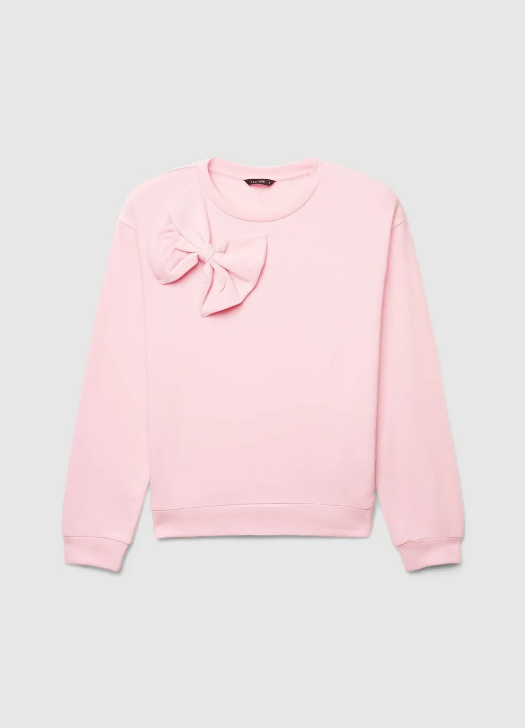Calliope sweat col rond nœud sweat femme