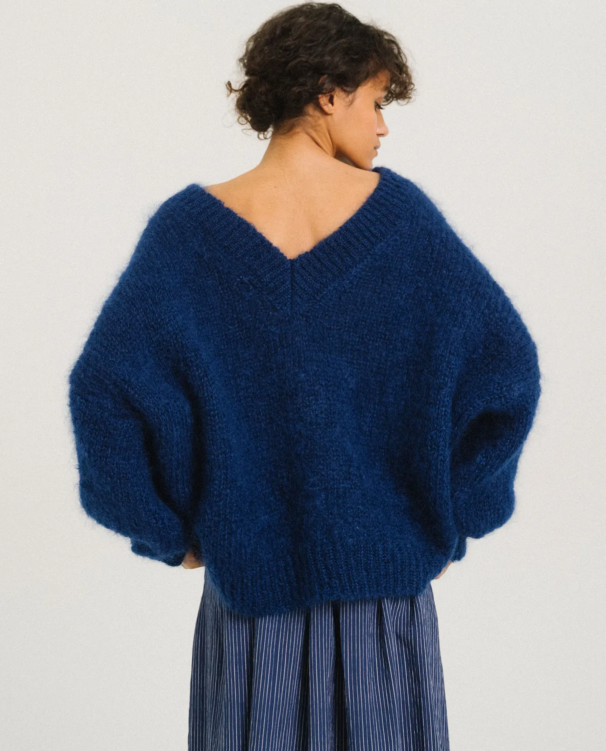 TINSELS FRIME pull MYOSOSTIS mohair col V