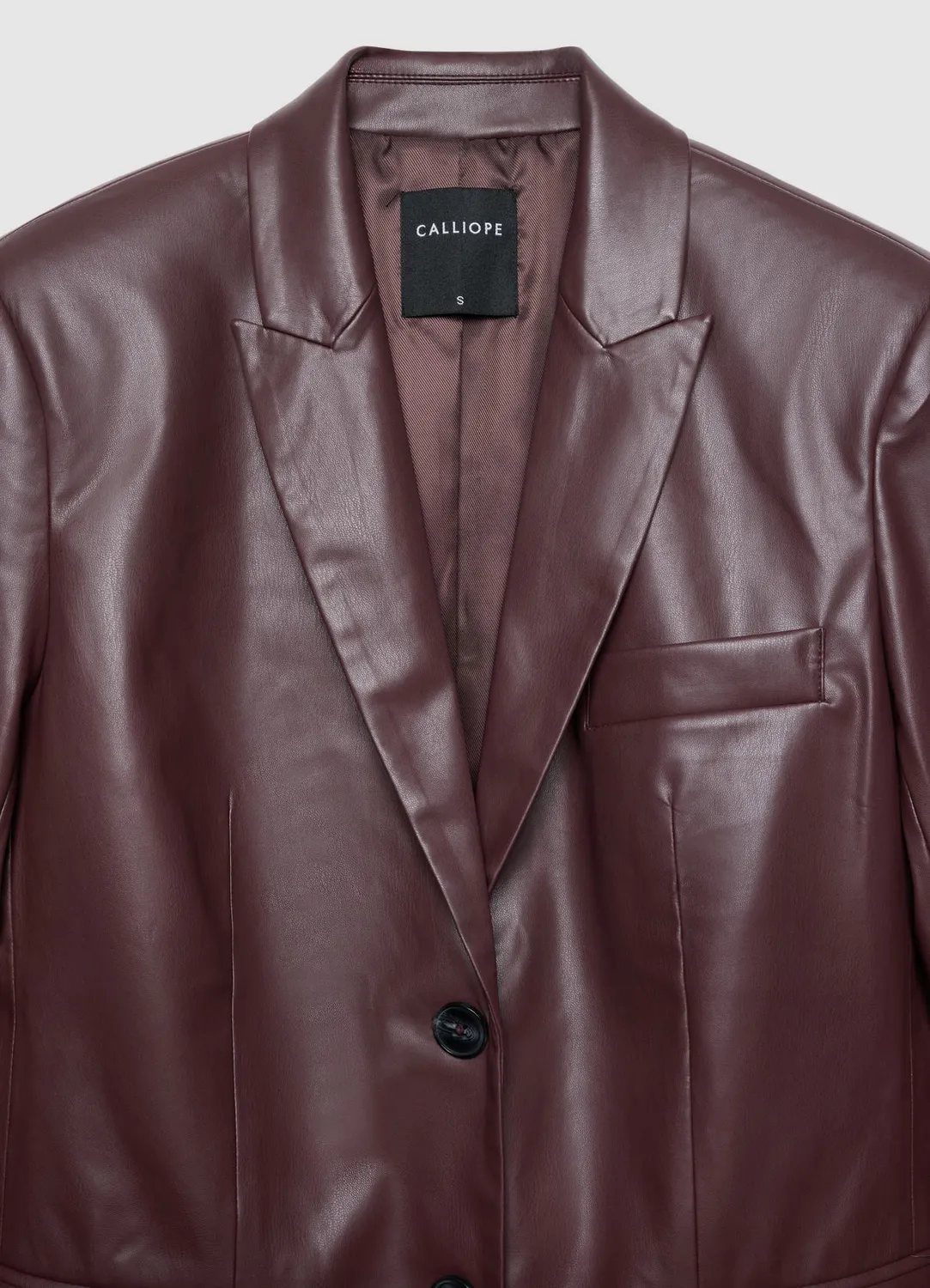 Calliope Veste oversize monopetto femme unie