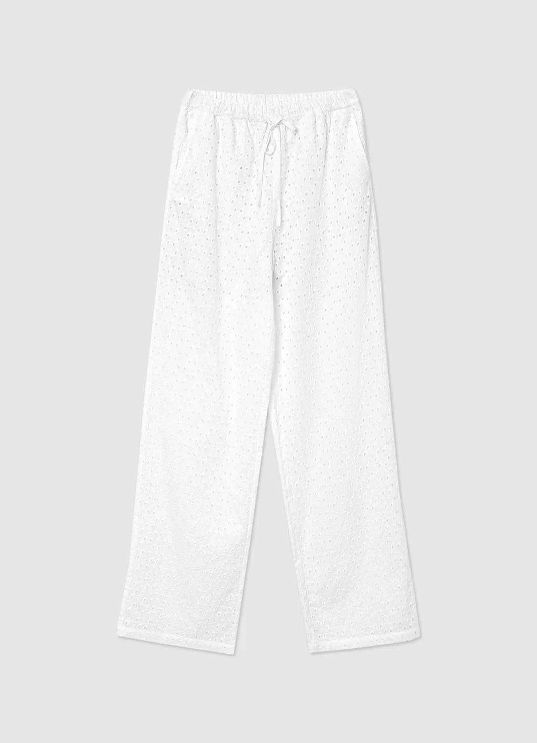 Calliope pantalon droit sangallo coton femme