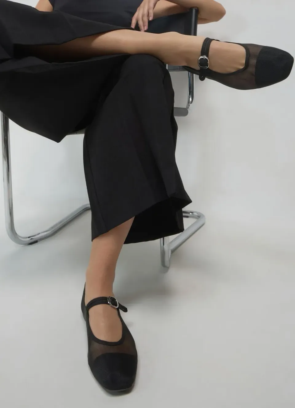 Calliope ballerines résille femme maille