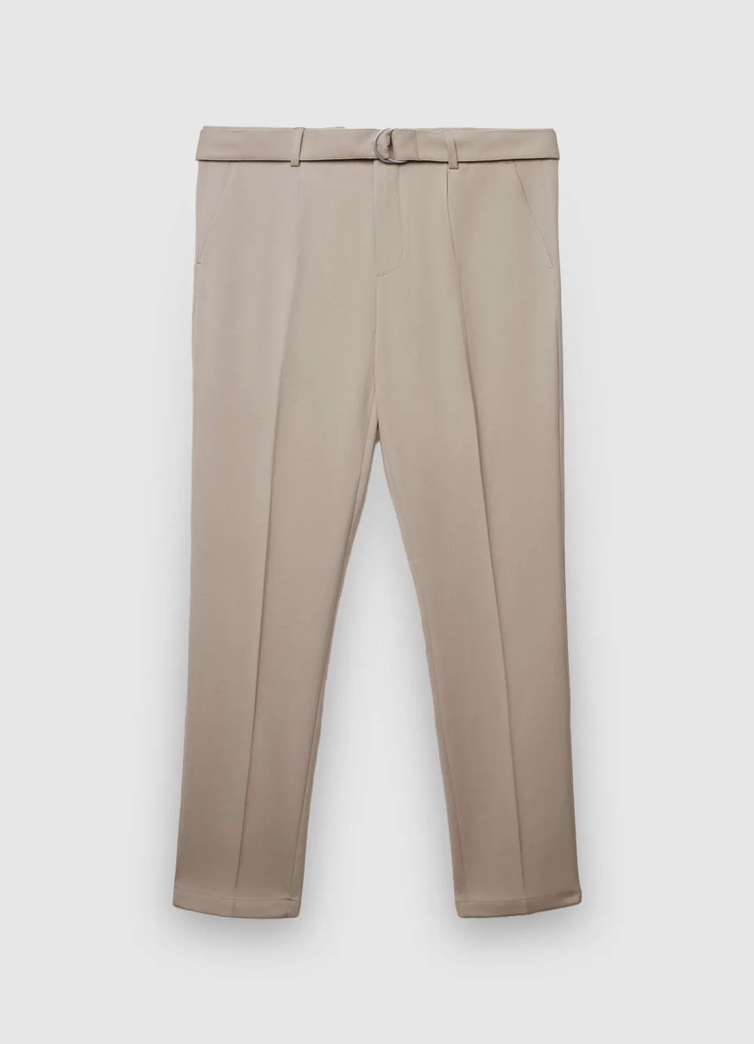 Calliope pantalon homme à plis ceinture boucle
