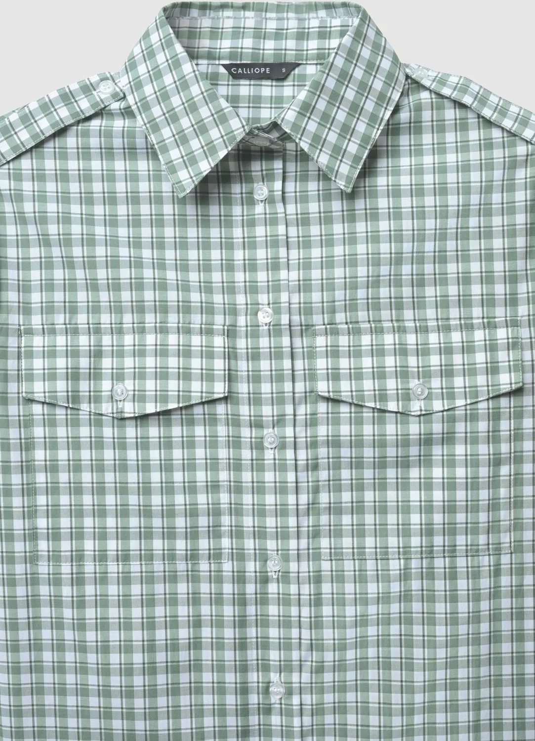 Calliope chemise à carreaux à poches femme