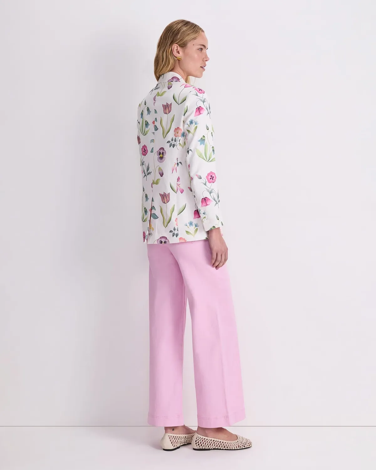 Sportscraft Floral Majesty Liberty Blazer veste lin femme