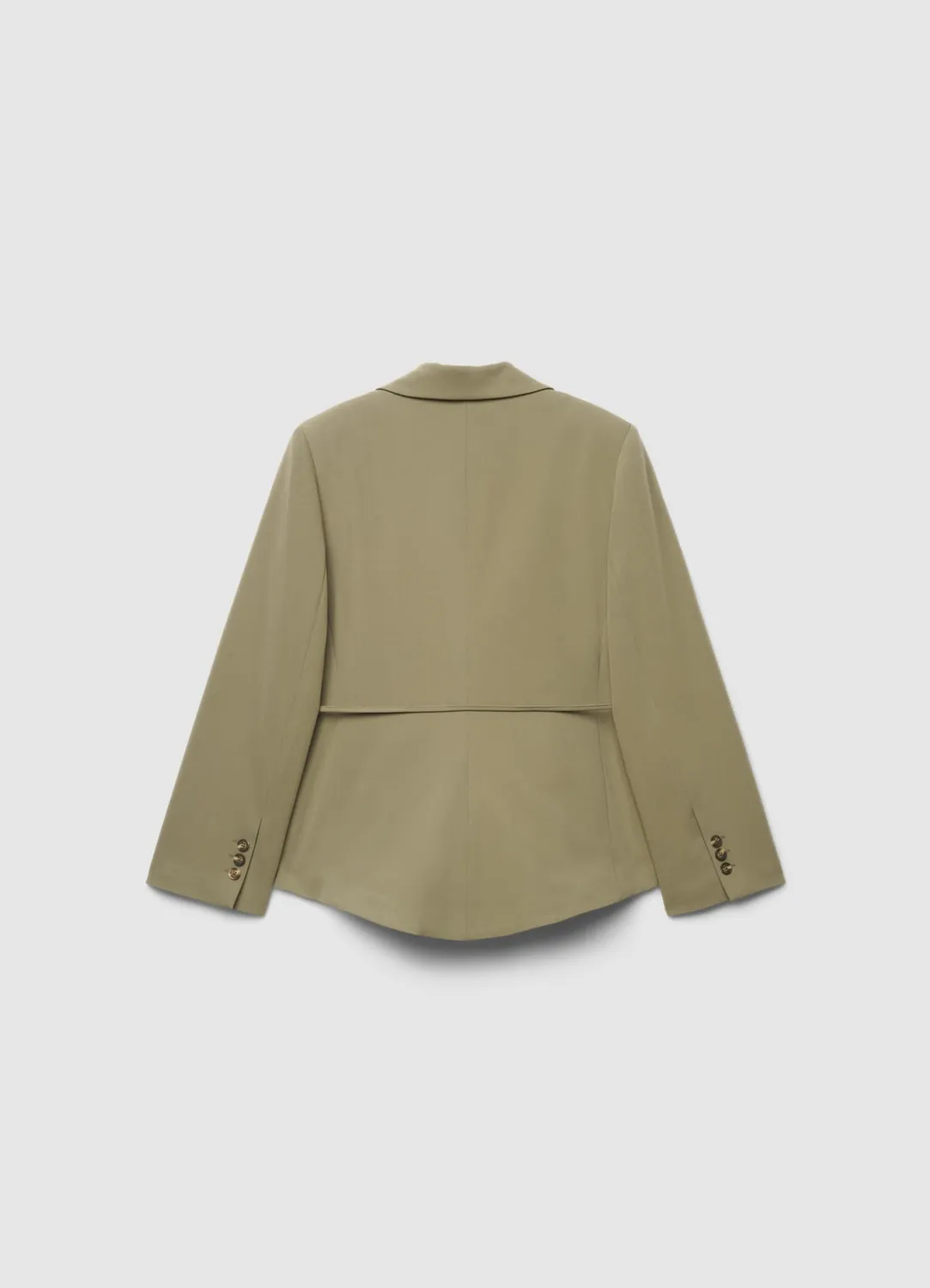 Calliope veste chemise femme unie à boutons ceinturée