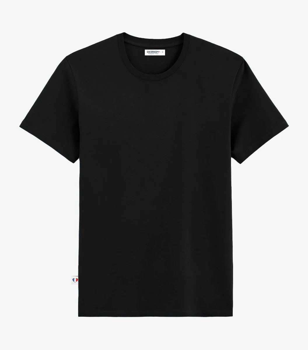 Cocorico Intemporel t-shirt homme noir coton