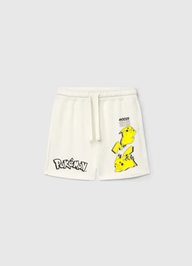 Calliope Pokémon short garçon imprimé Pikachu