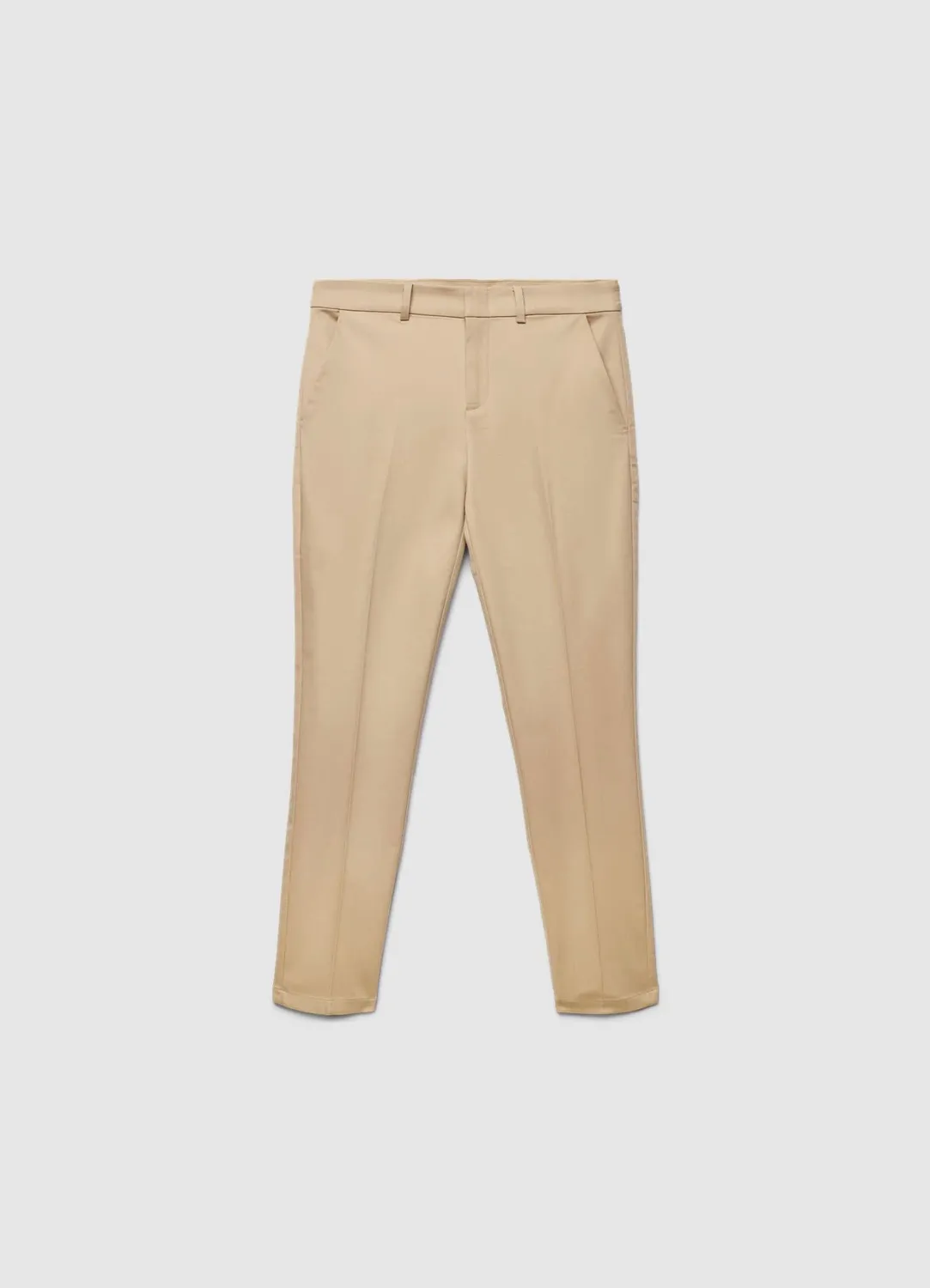 Calliope pantalon tailleur uni droit femme