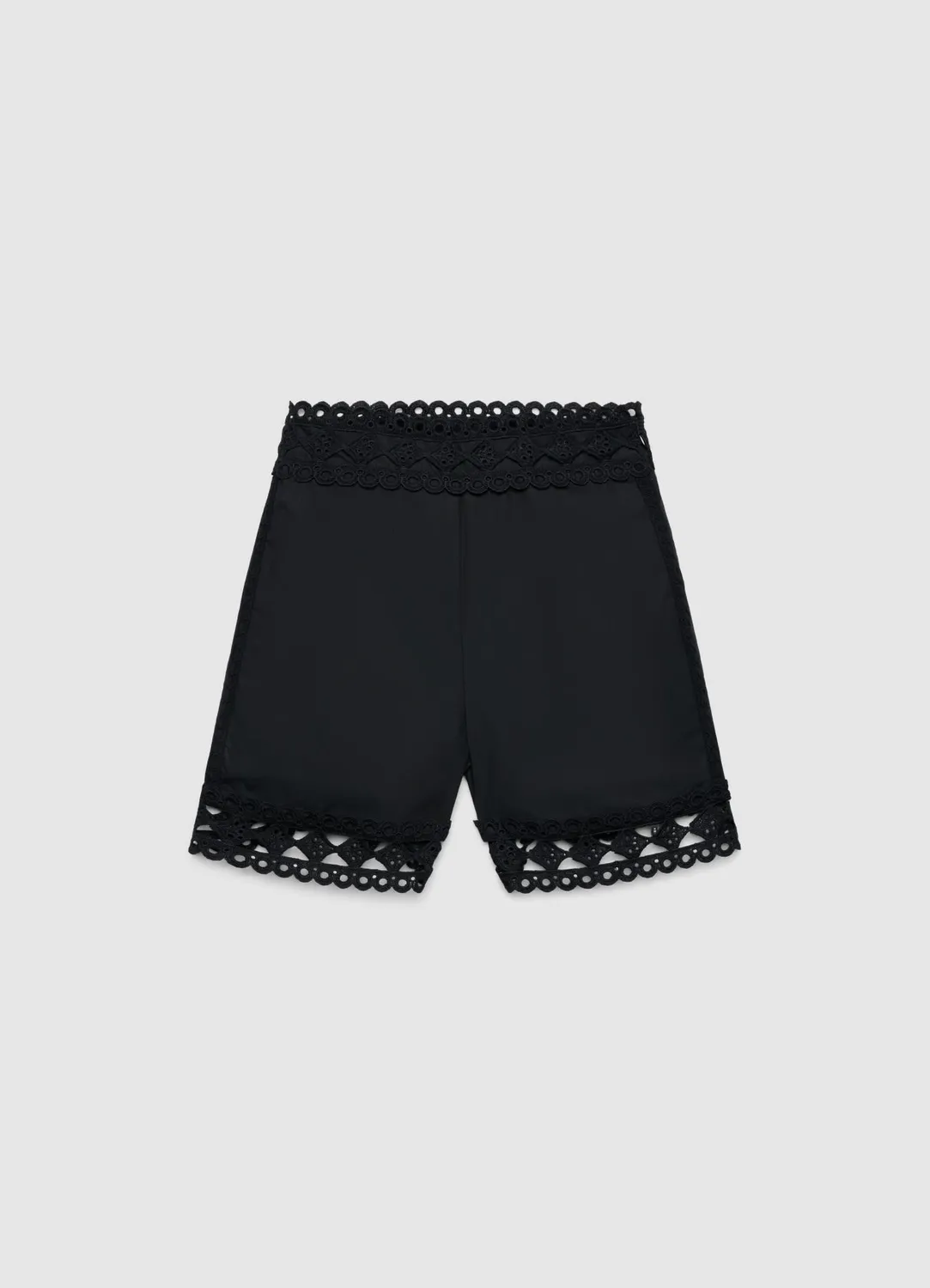 Calliope short taille haute short femme broderie
