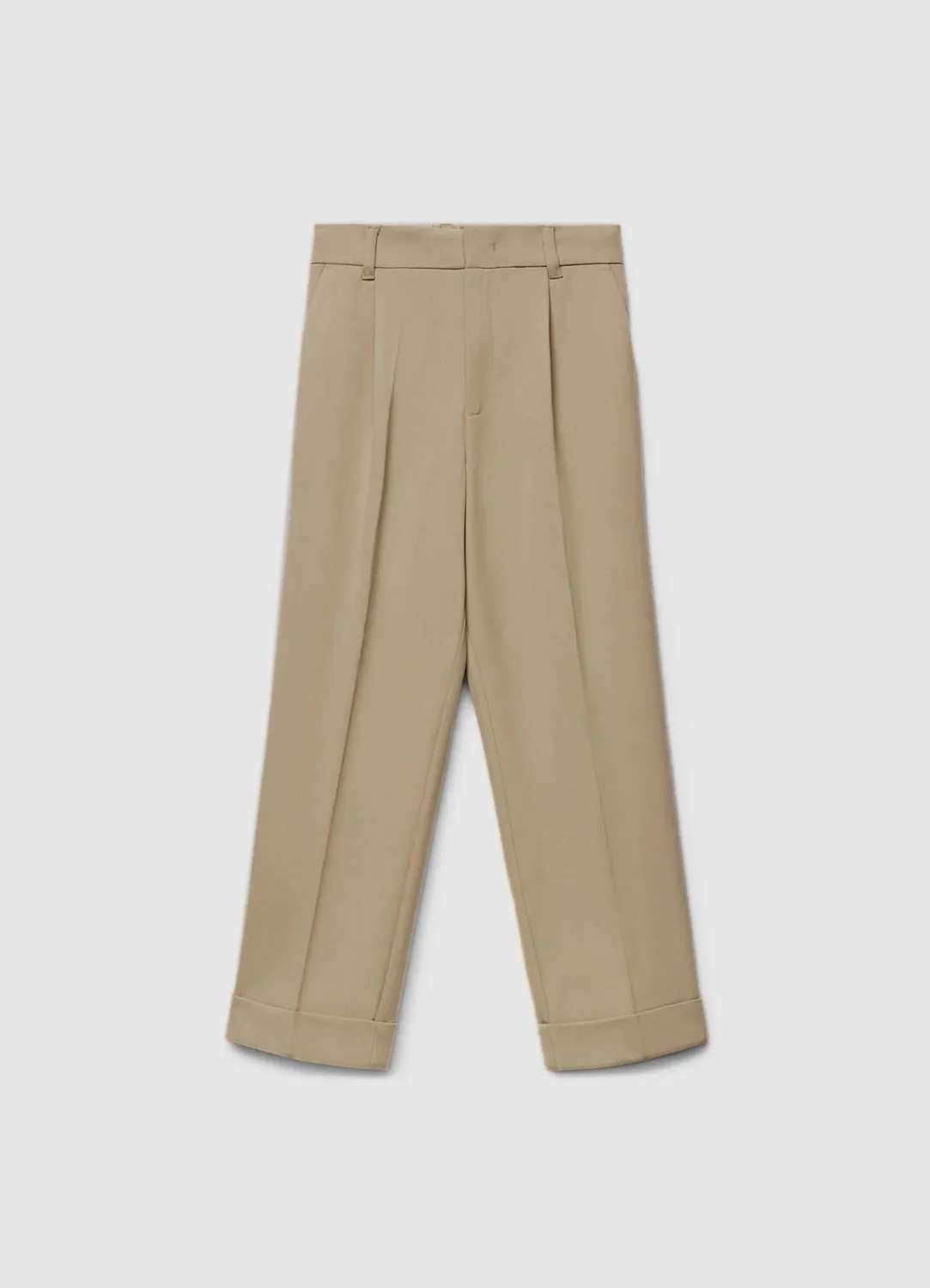 Calliope pantalon taille haute elastique uni femme