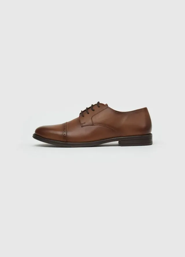 Calliope derby homme cuir lacets semelle gomme