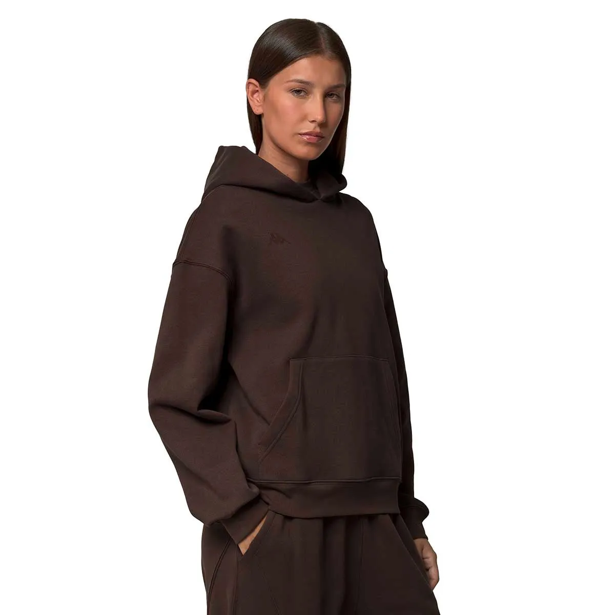 Robe di Kappa Inova hoodie femme marron polaire
