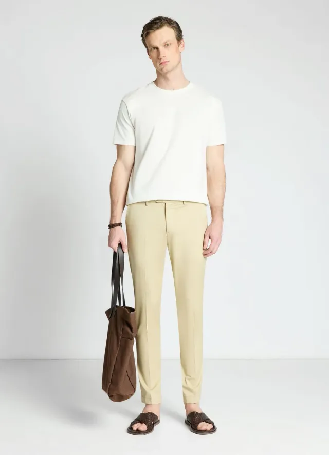 Calliope t-shirt losanges relief homme coton