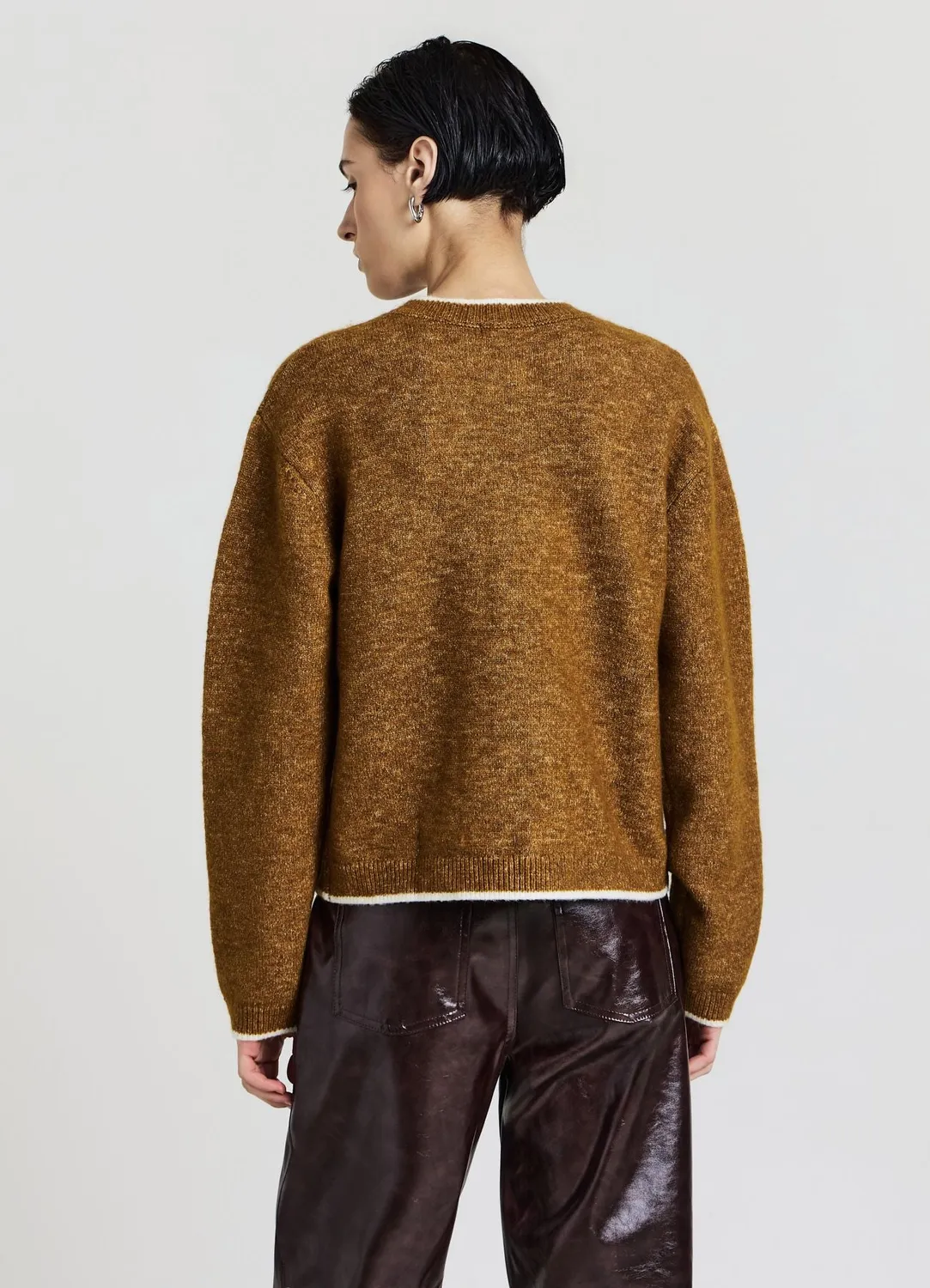 Calliope cardigan col rond femme boutonné poches