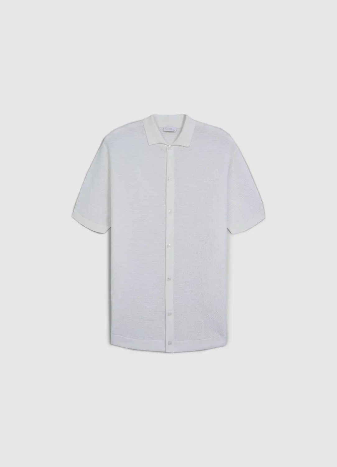 Calliope chemise maille coton manches courtes homme