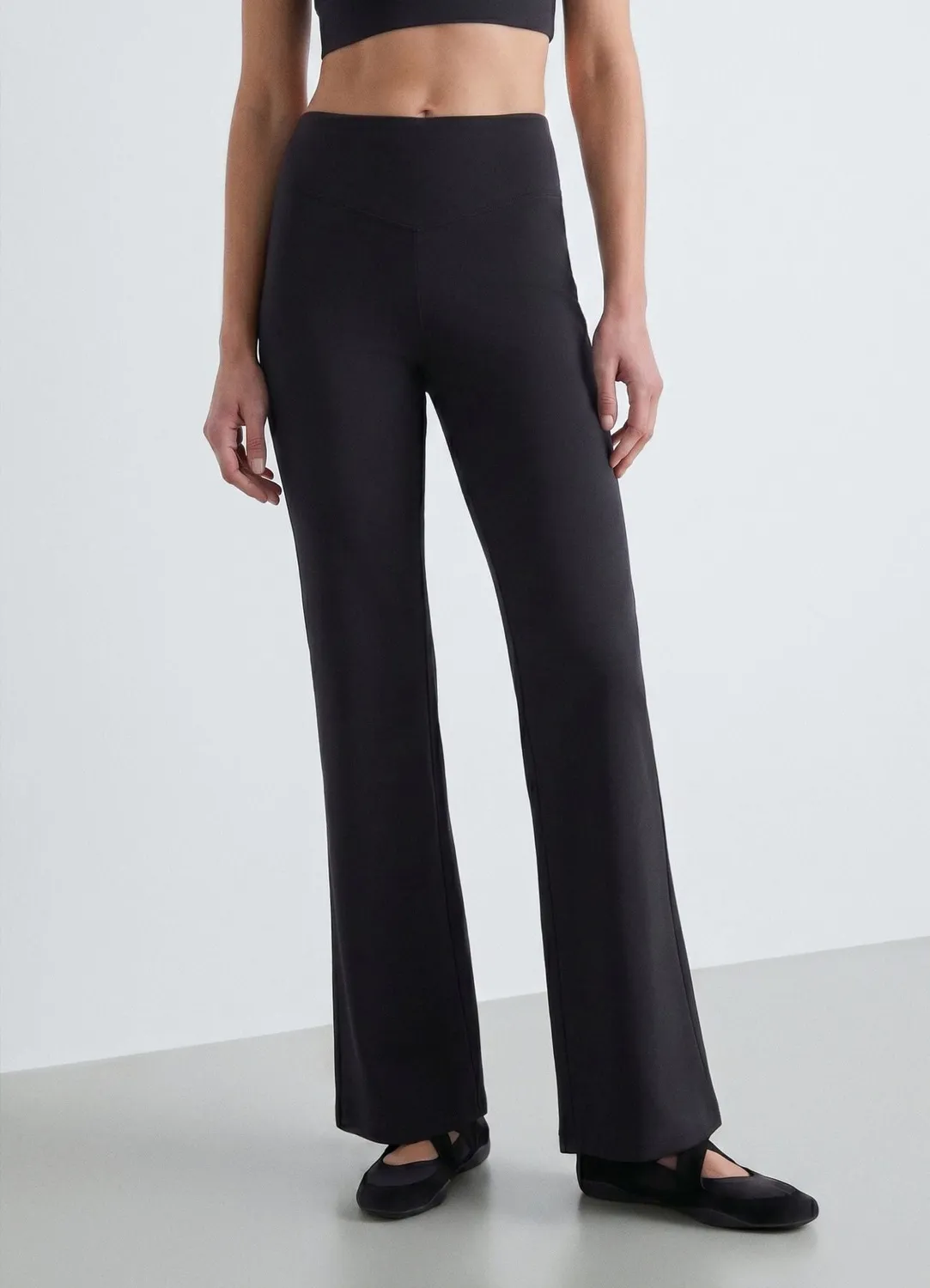 Calliope Leggings femme flare taille haute