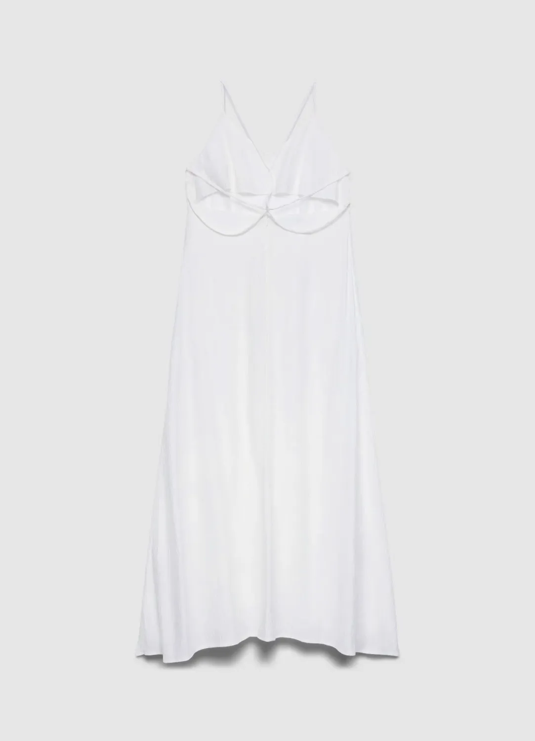 Calliope Robe longue jacquard femme bretelles fines