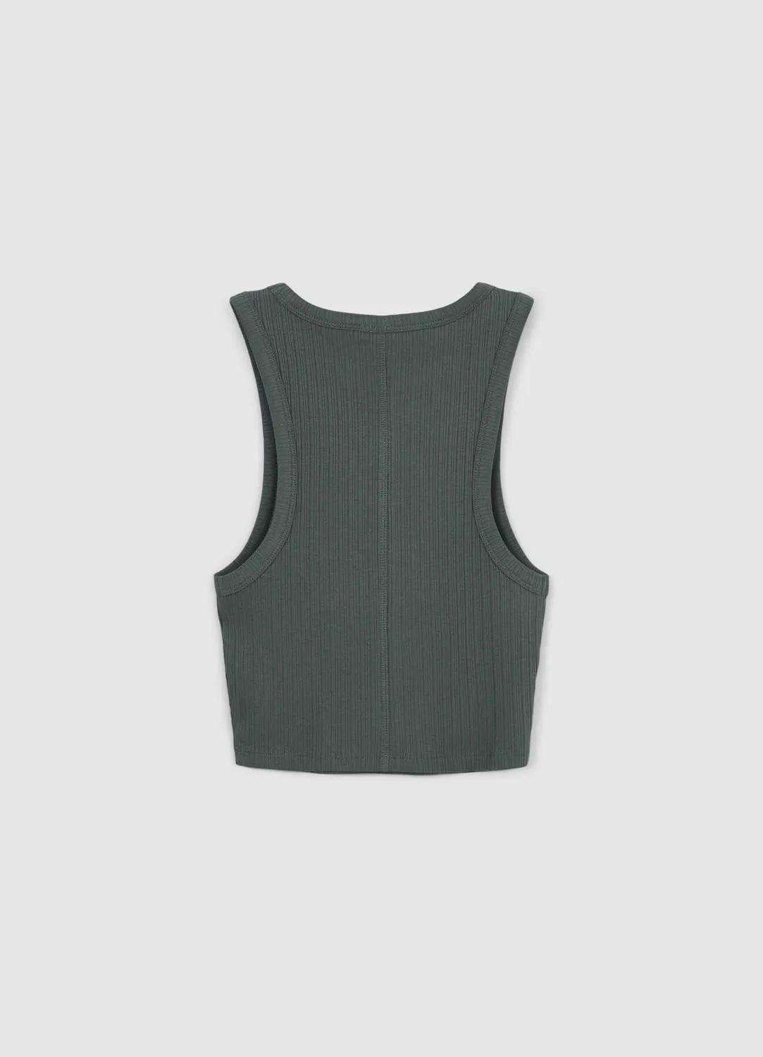 Calliope vogatore costina top femme crop coton
